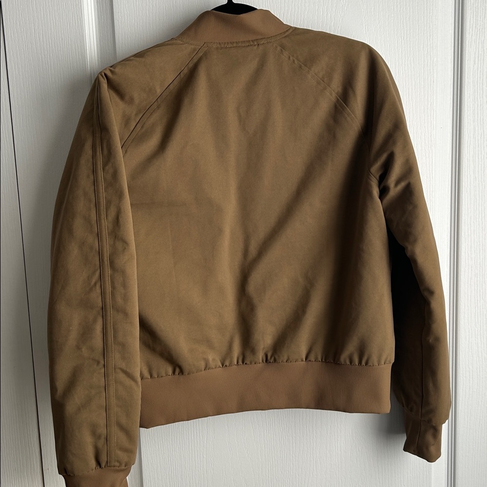 Reversible Brown Bomber Jacket - Picture 2 of 6